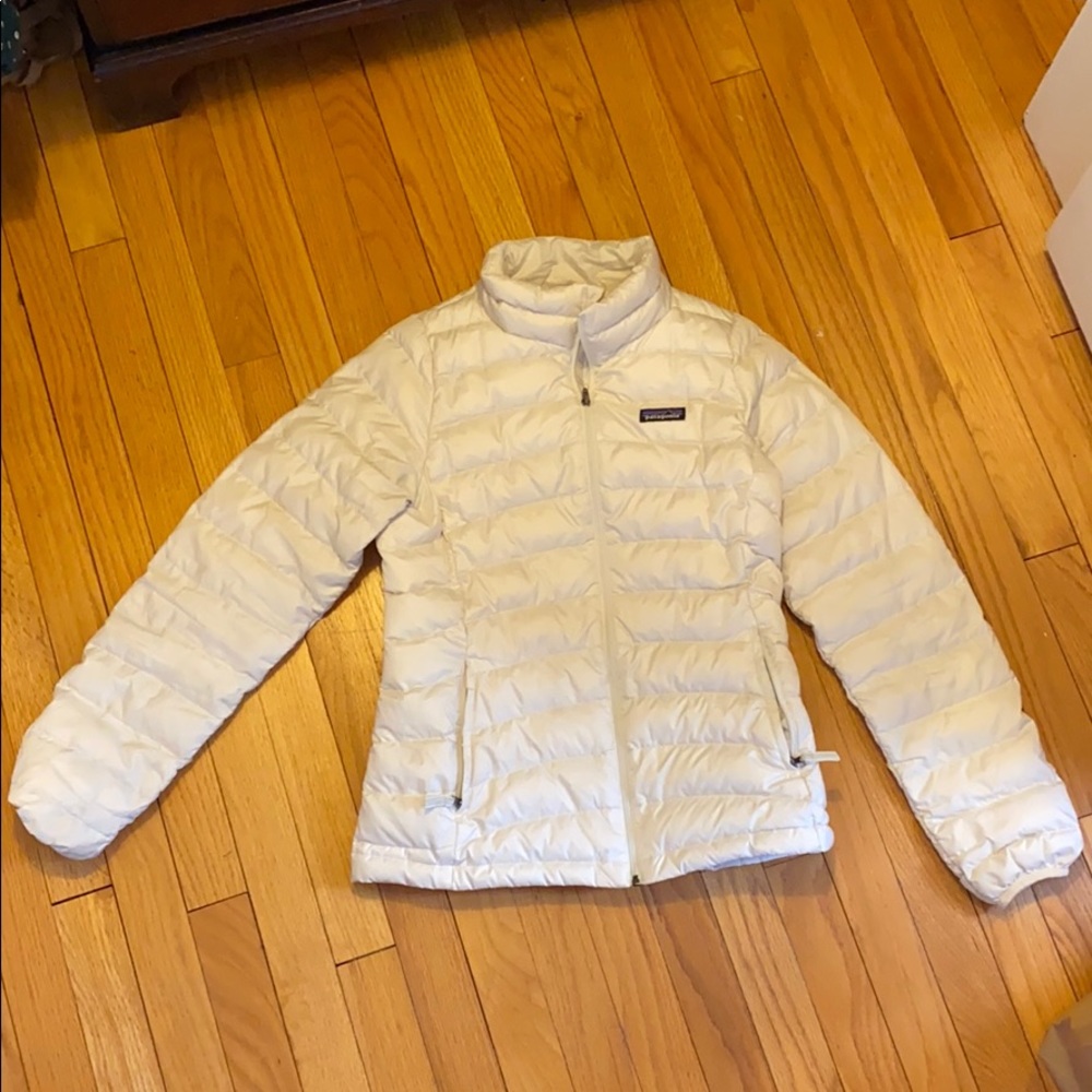 White Patagonia Winter Jacket